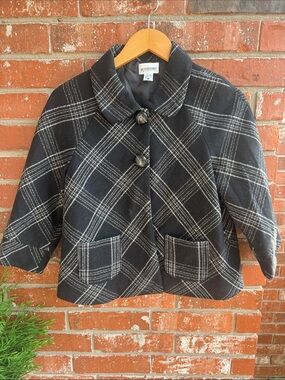 Motherhood Maternity Black and White Jacket
